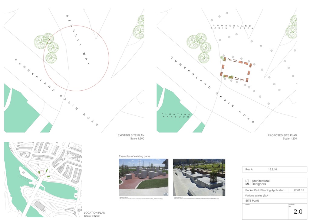 Pocket Park REV A 2.0 Site plan
